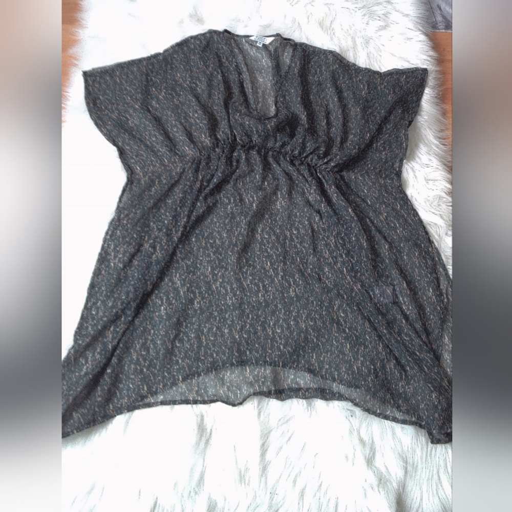 Green Sheer Women's Swimsuit Cover Up Size One Size